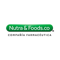 Logo de la empresa farmaceútica Nutra & Foods